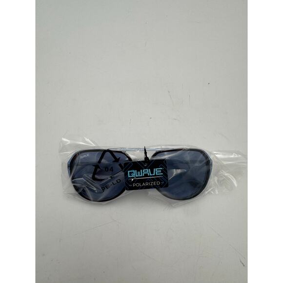 QWAVE Collection Nik Polarized Sunglasses, Crystal Sky Tortoise / Blue Tint - Picture 3 of 3